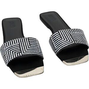I.N.C. International Concepts Pabla Slip-On Flat Sandals Multi Maze 8.5M